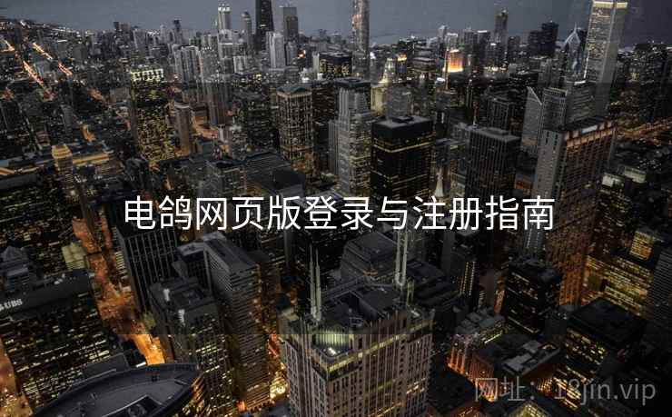 电鸽网页版登录与注册指南