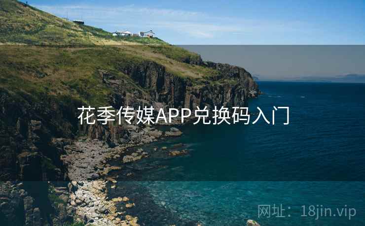 花季传媒APP兑换码入门