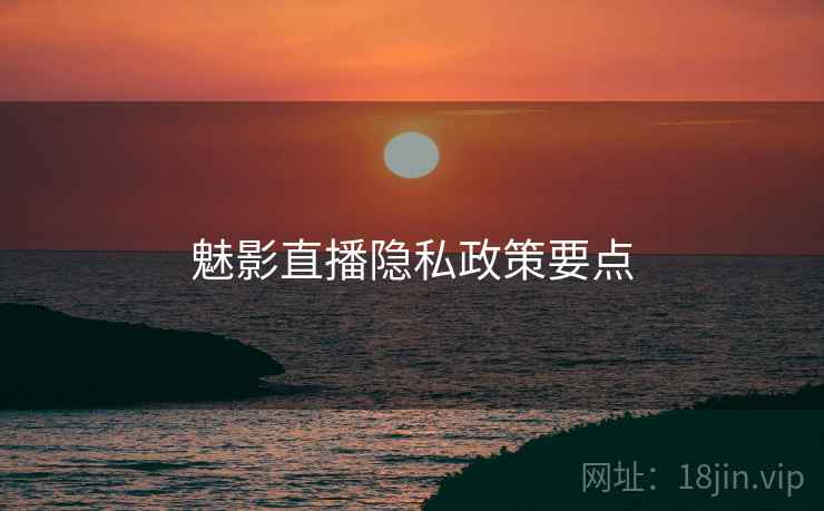 魅影直播隐私政策要点