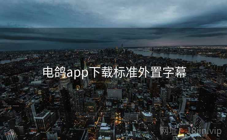 电鸽app下载标准外置字幕
