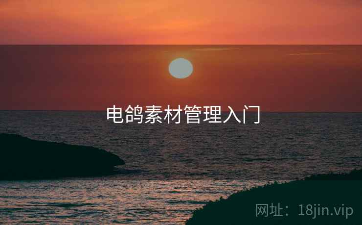 电鸽素材管理入门